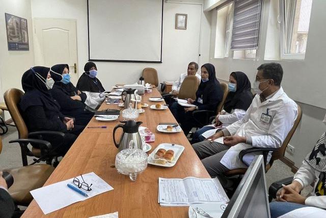 برگزاری جلسه کمیته تغذیه بیمارستان شریعتی درباره فرایندهای اجرایی تغذیه بالینی 